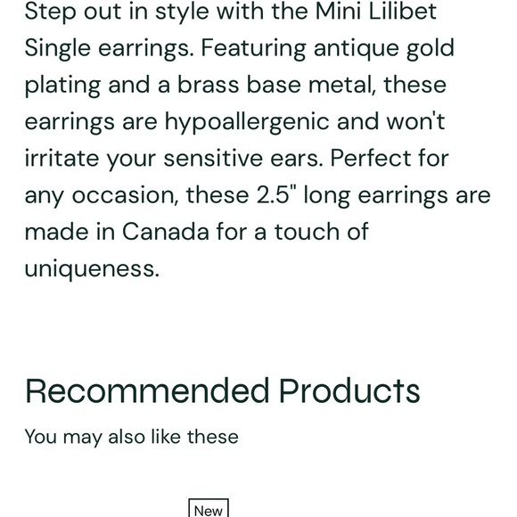 Tova Mini Lilibet earrings - Picture 6 of 6